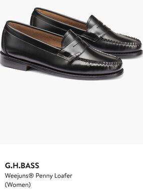 Black Penny Loafers